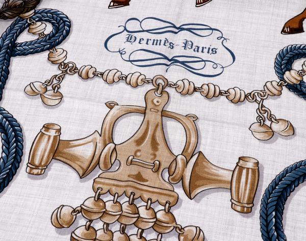 에르메스 캐시미어 숄 140 팔레프루아 블루 마린 클레어 그리스 시네 브론즈