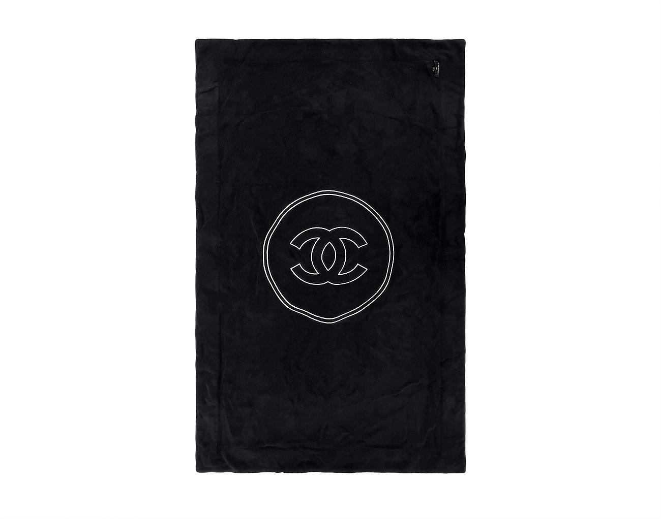 샤넬 비치 타올 토트백 블랙 화이트