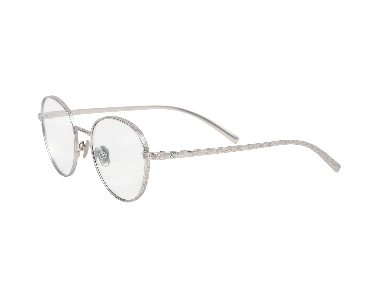 샤넬 티타늄 안경 앤틱 실버