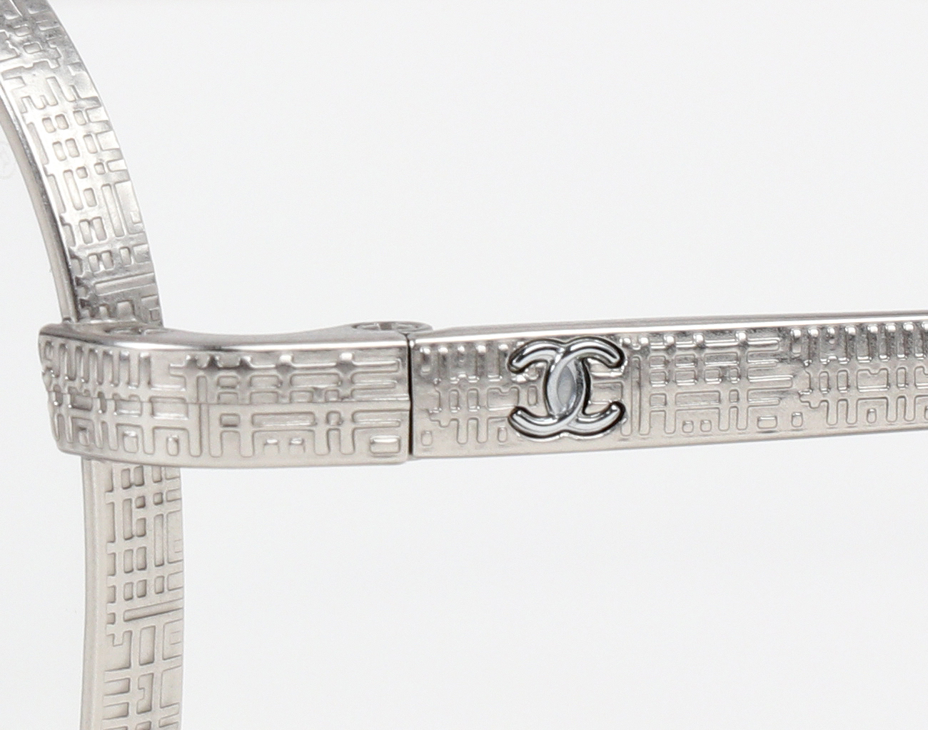 샤넬 티타늄 안경 앤틱 실버