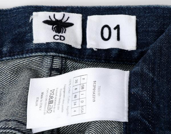 디올 보이프렌드 데님 진 블루 36