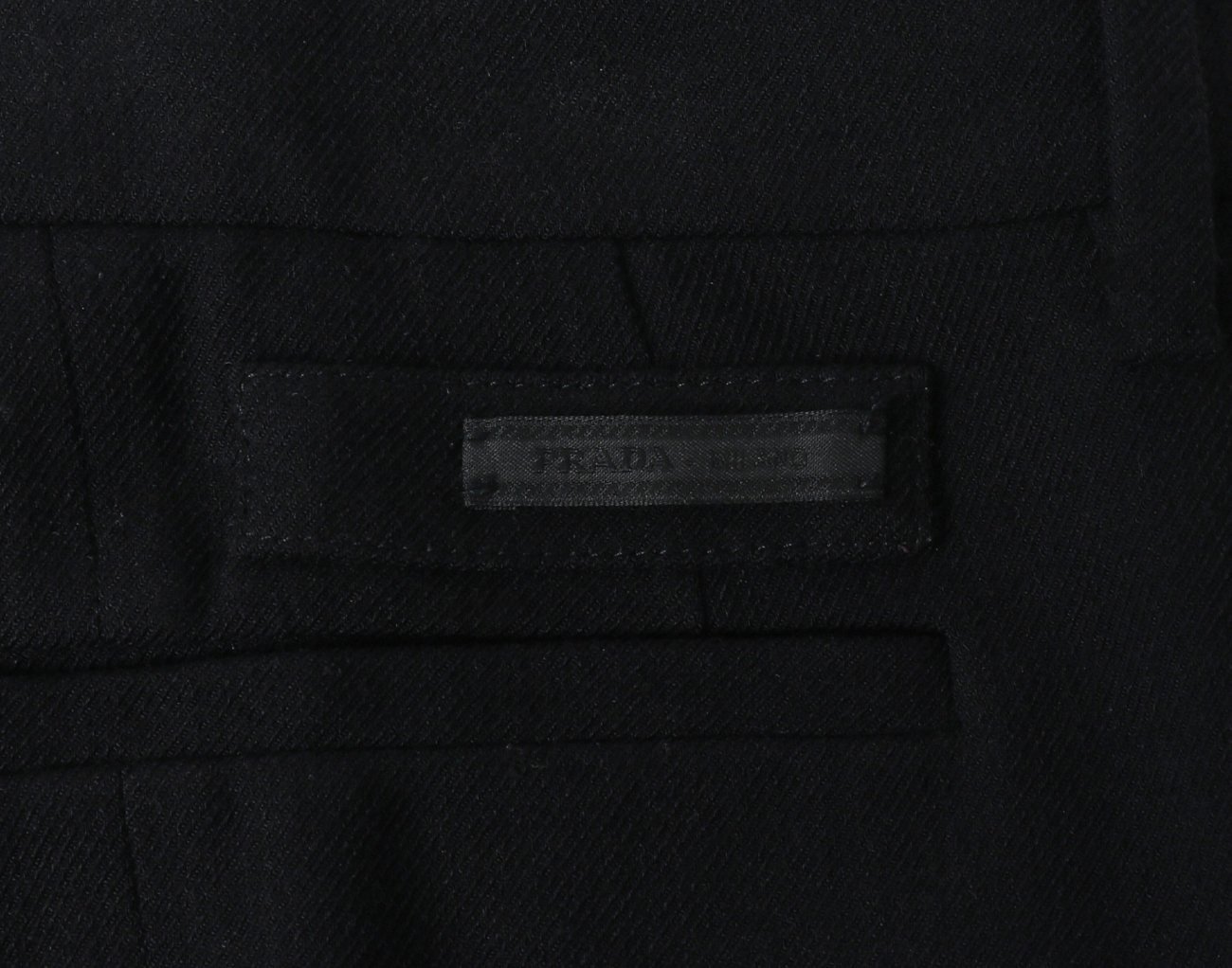 프라다 울 팬츠 블랙 42