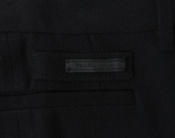 프라다 울 팬츠 블랙 42