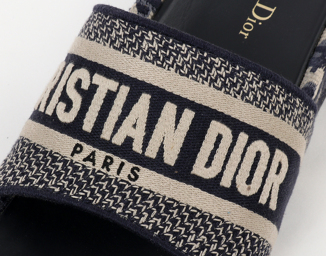 디올 디웨이 오블리크 플랫폼 샌들 딥 블루 38