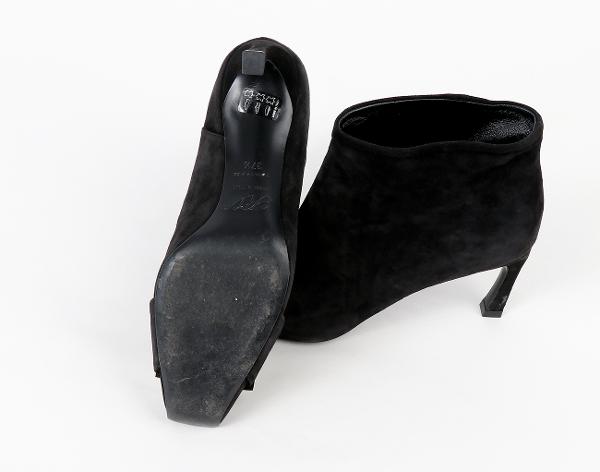 로저비비에 스웨이드 트럼펫 부티 블랙 37 1/2