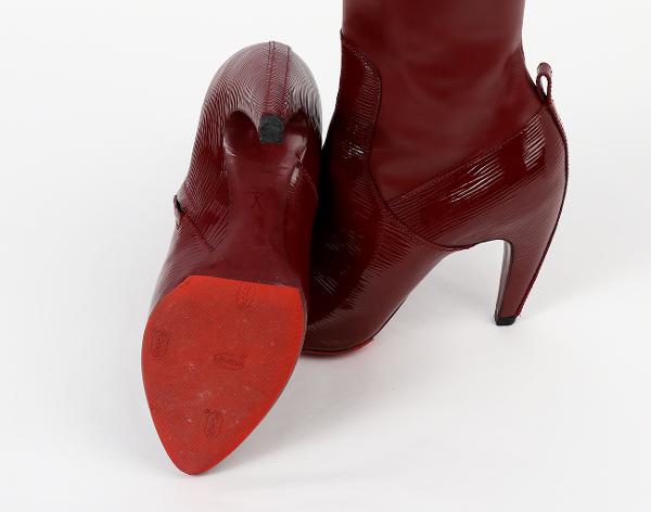 루이비통 이터널 앵클 부츠 레드 38