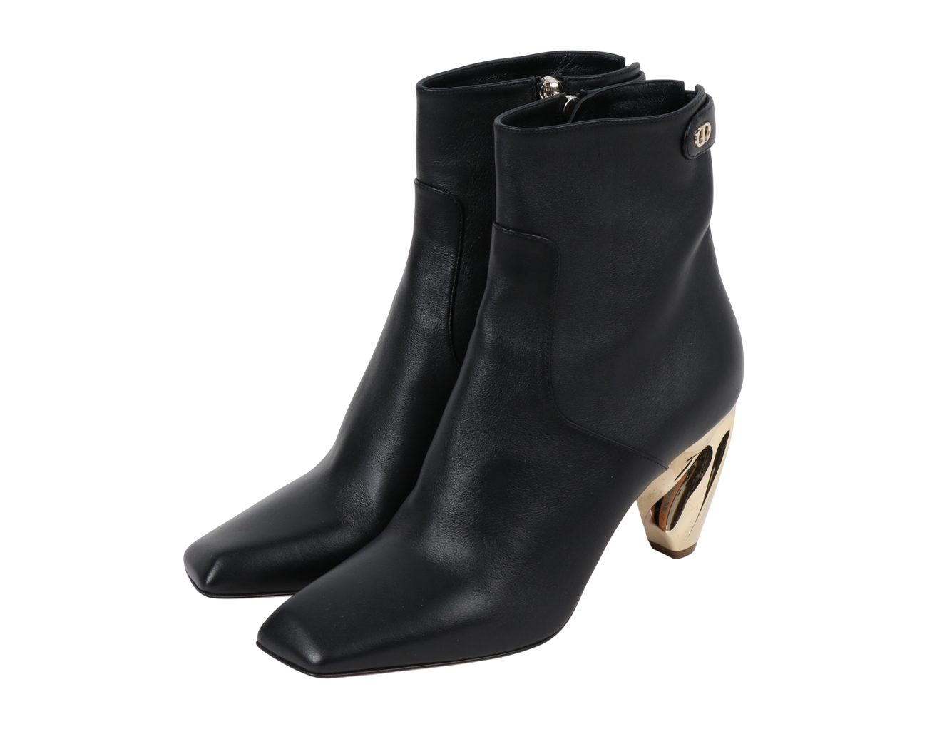 디올 로즈 앵클 부츠 블랙 38