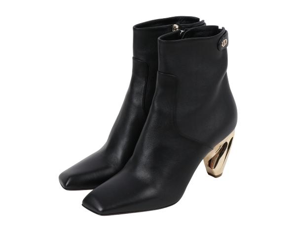 디올 로즈 앵클 부츠 블랙 38