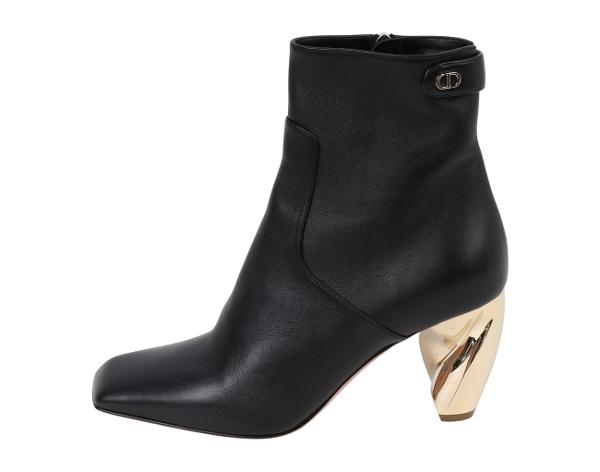 디올 로즈 앵클 부츠 블랙 38