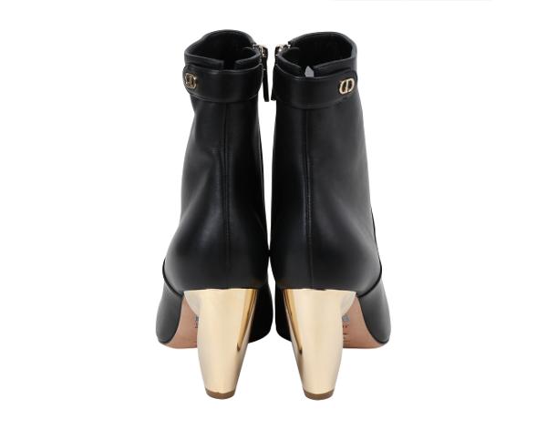 디올 로즈 앵클 부츠 블랙 38