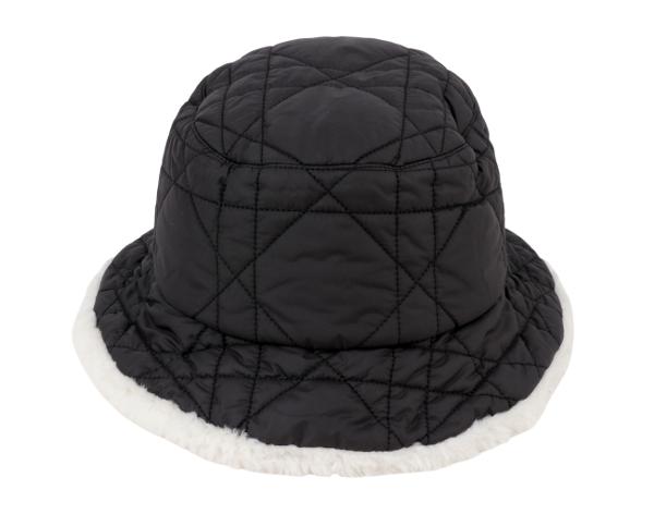 디올 테디 D 매크로까나쥬 스몰 브림 버킷햇 블랙 57