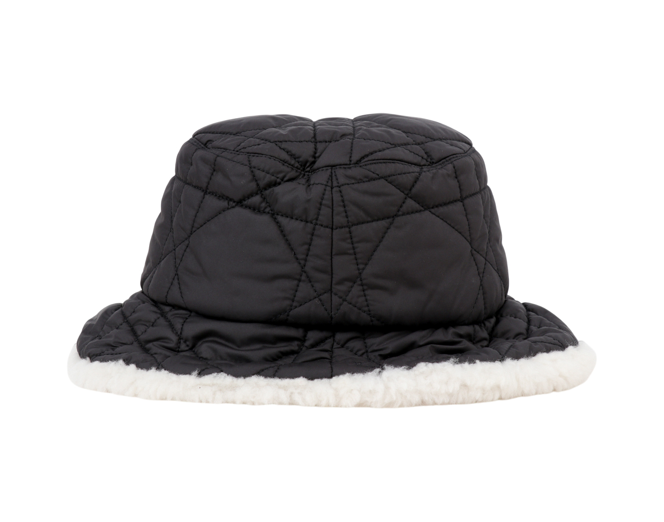 디올 테디 D 매크로까나쥬 스몰 브림 버킷햇 블랙 57