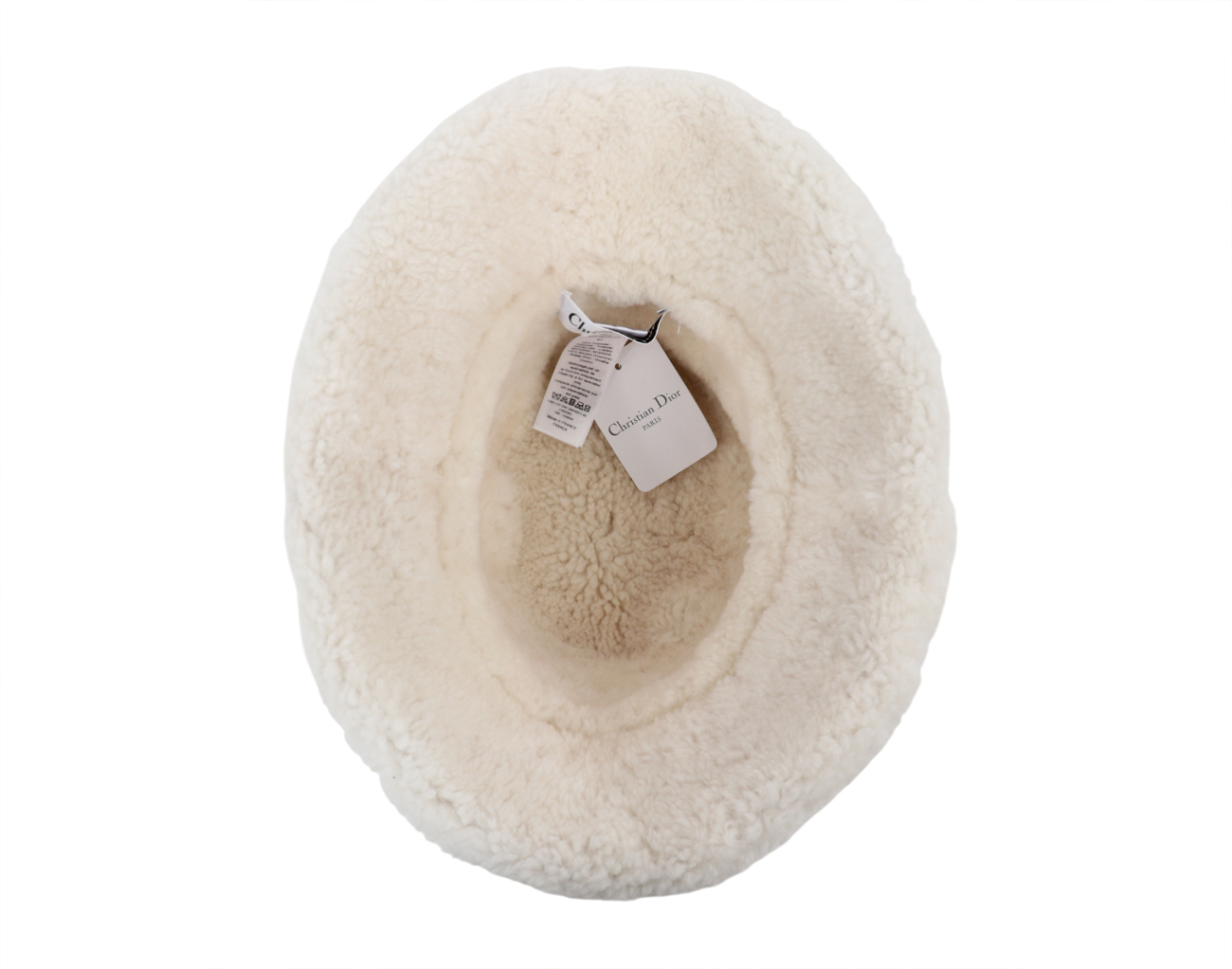 디올 테디 D 매크로까나쥬 스몰 브림 버킷햇 블랙 57