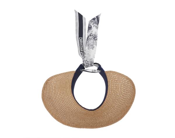 디올 리비에라 D-오션 미차 바이저 네이비 블루 화이트