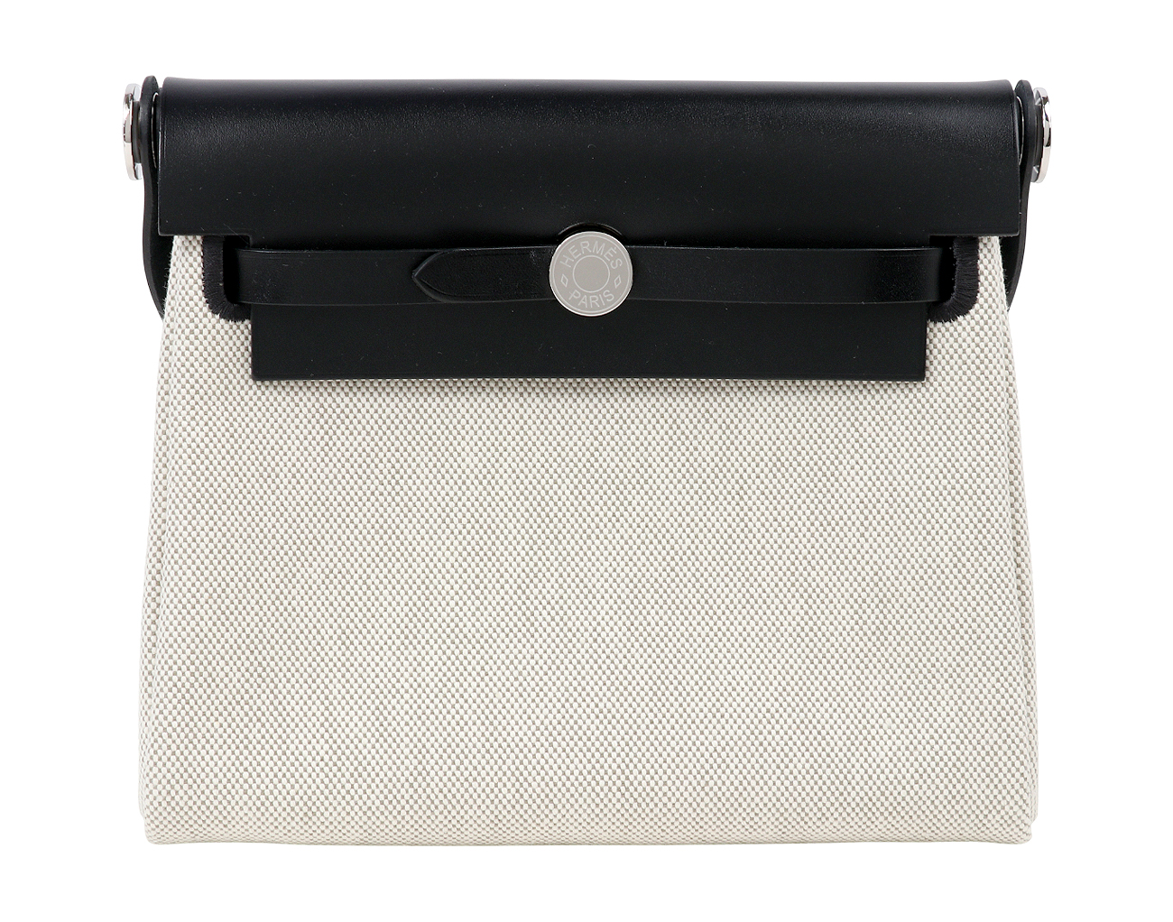 에르메스 미니 에르백 에크루 아망드 블랙 은장 K