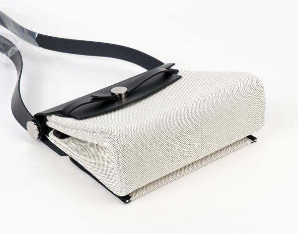 에르메스 미니 에르백 에크루 아망드 블랙 은장 K