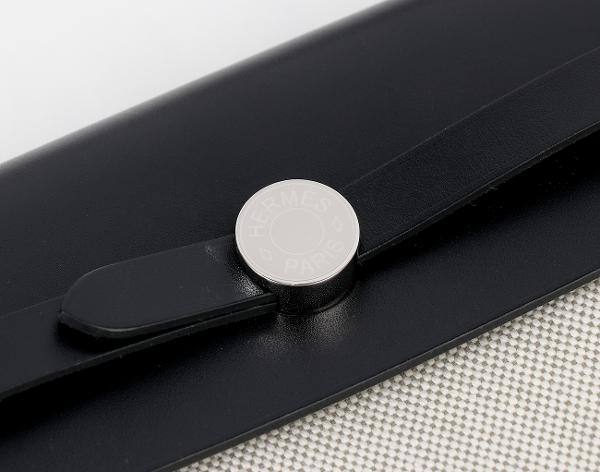 에르메스 미니 에르백 에크루 아망드 블랙 은장 K