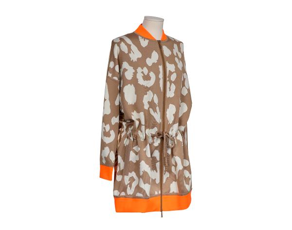 에르메스 정글 러브 플루오 파카 트윌렌 코트 베이지 카멜 34