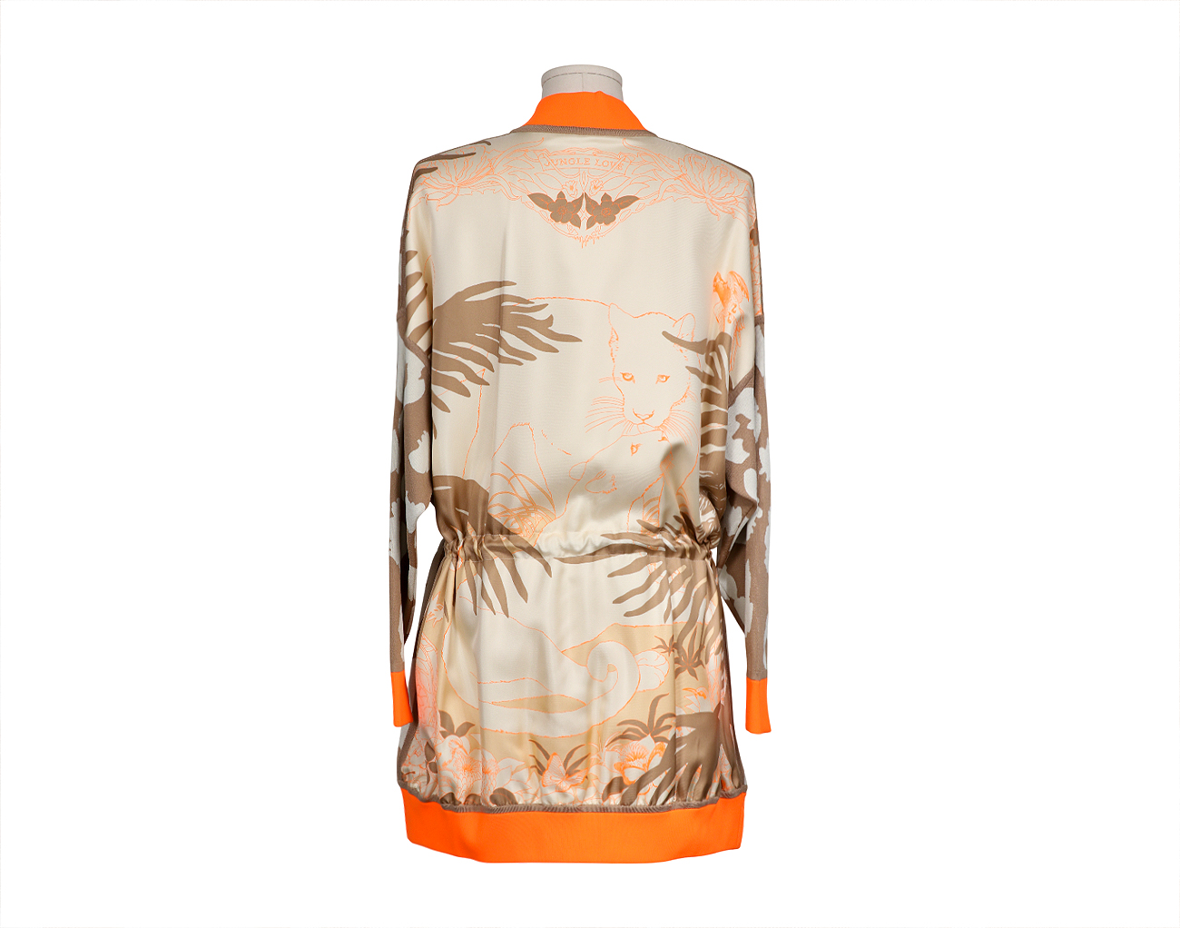 에르메스 정글 러브 플루오 파카 트윌렌 코트 베이지 카멜 34