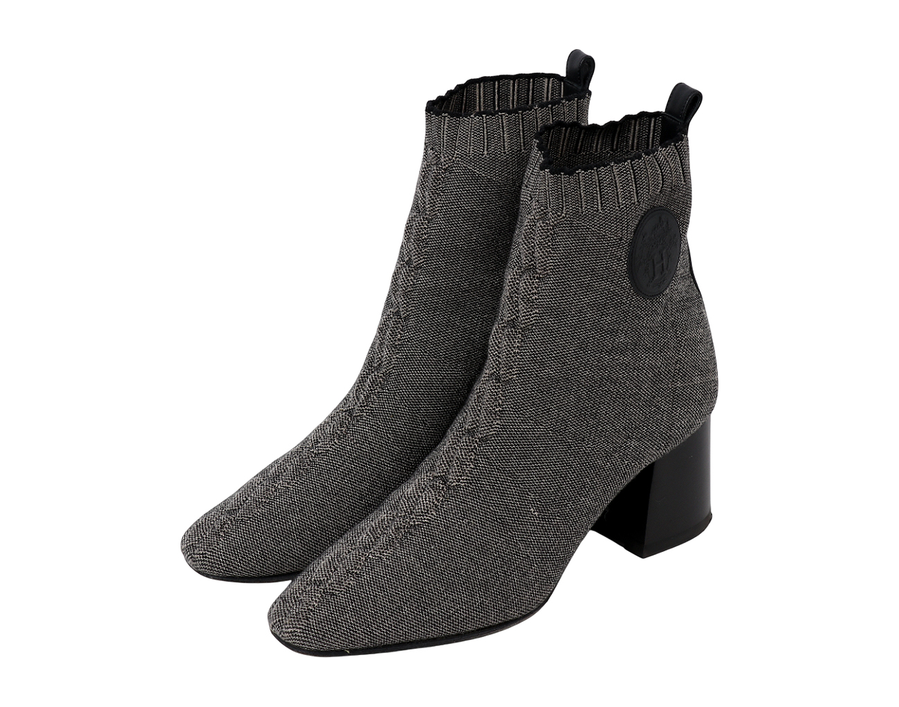 에르메스 볼베르 60 앵클 부츠 노치올라 블랙 37 1/2