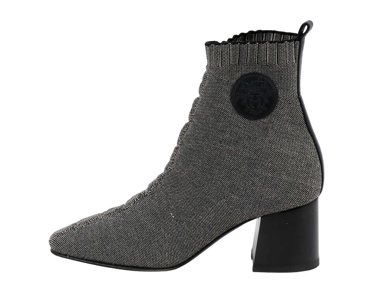 에르메스 볼베르 60 앵클 부츠 노치올라 블랙 37 1/2