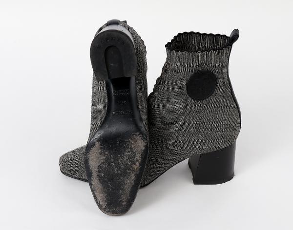 에르메스 볼베르 60 앵클 부츠 노치올라 블랙 37 1/2