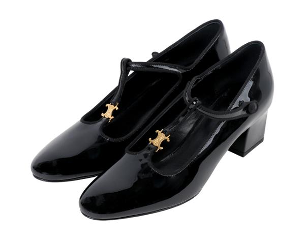 셀린느 베이비 티바 펌프스 블랙 37