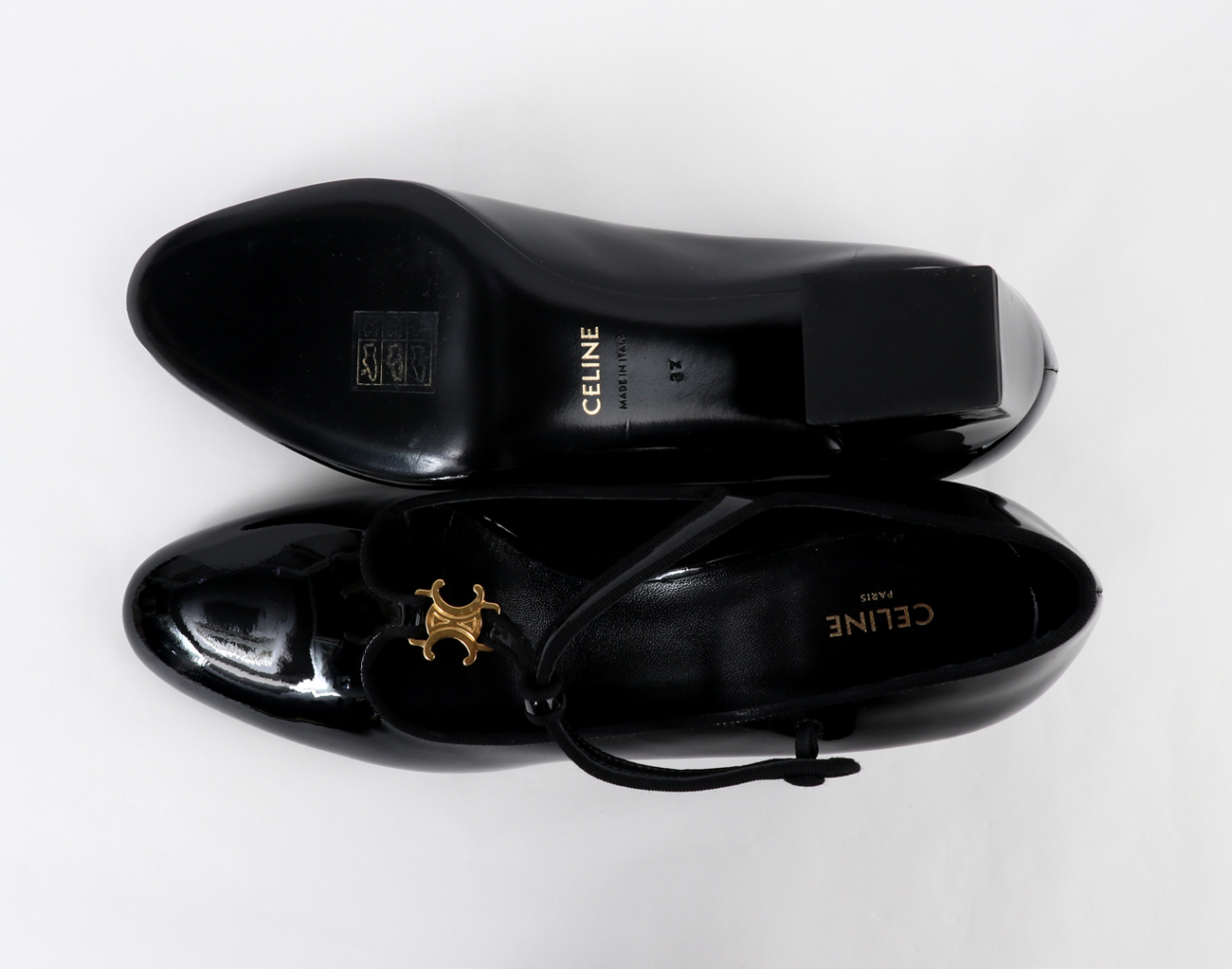 셀린느 베이비 티바 펌프스 블랙 37