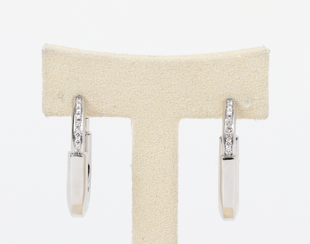 티파니앤코 티파니 락 이어링 미디엄 화이트골드 다이아몬드