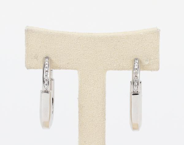 티파니앤코 티파니 락 이어링 미디엄 화이트골드 다이아몬드