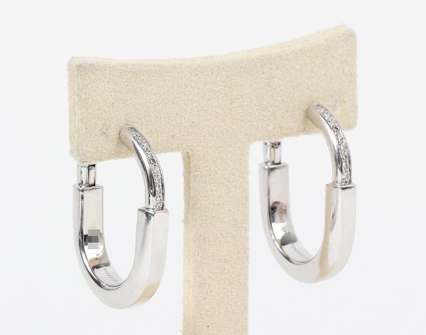 티파니앤코 티파니 락 이어링 미디엄 화이트골드 다이아몬드