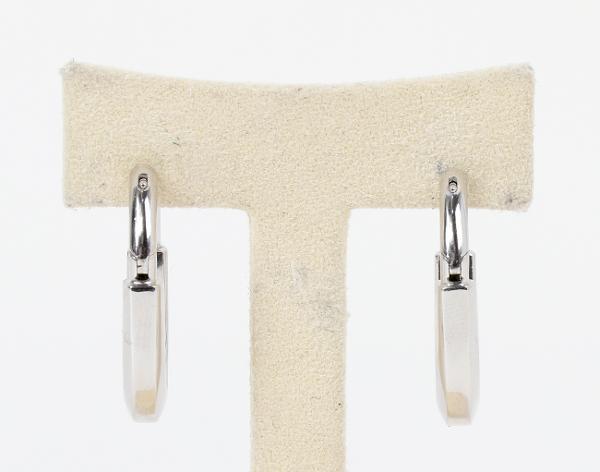 티파니앤코 티파니 락 이어링 미디엄 화이트골드 다이아몬드