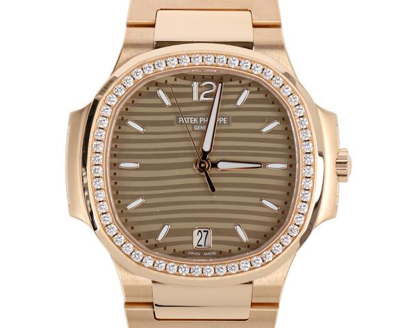 파텍필립 노틸러스 레이디 로즈골드 다이아몬드 골든 브라운 오팔 다이얼 7118/1200R-010