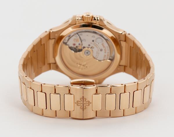 파텍필립 노틸러스 레이디 로즈골드 다이아몬드 골든 브라운 오팔 다이얼 7118/1200R-010