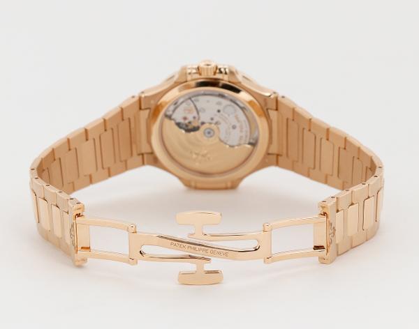 파텍필립 노틸러스 레이디 로즈골드 다이아몬드 골든 브라운 오팔 다이얼 7118/1200R-010