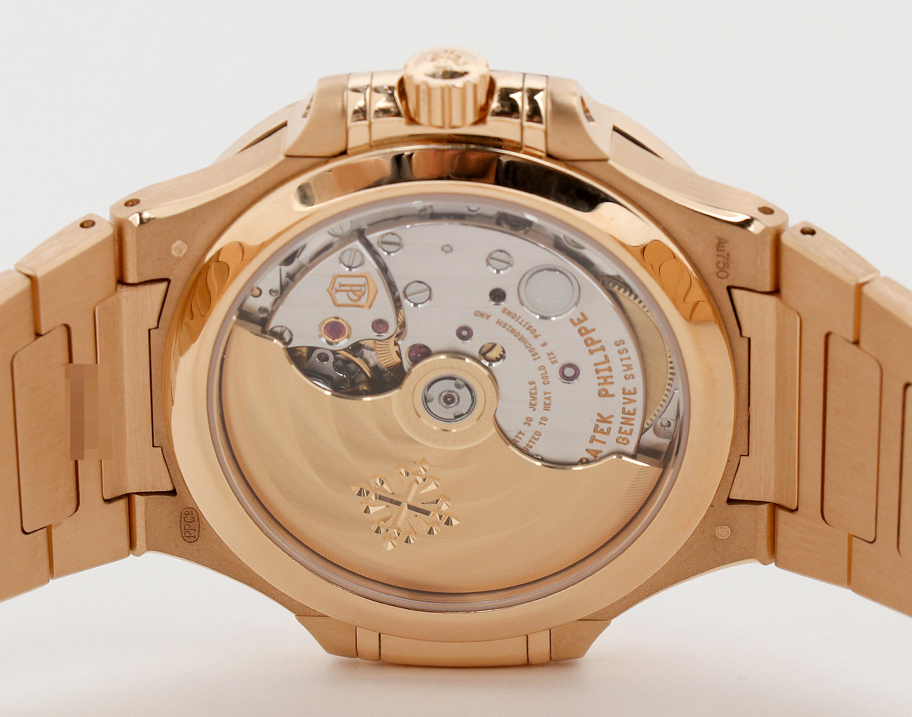 파텍필립 노틸러스 레이디 로즈골드 다이아몬드 골든 브라운 오팔 다이얼 7118/1200R-010