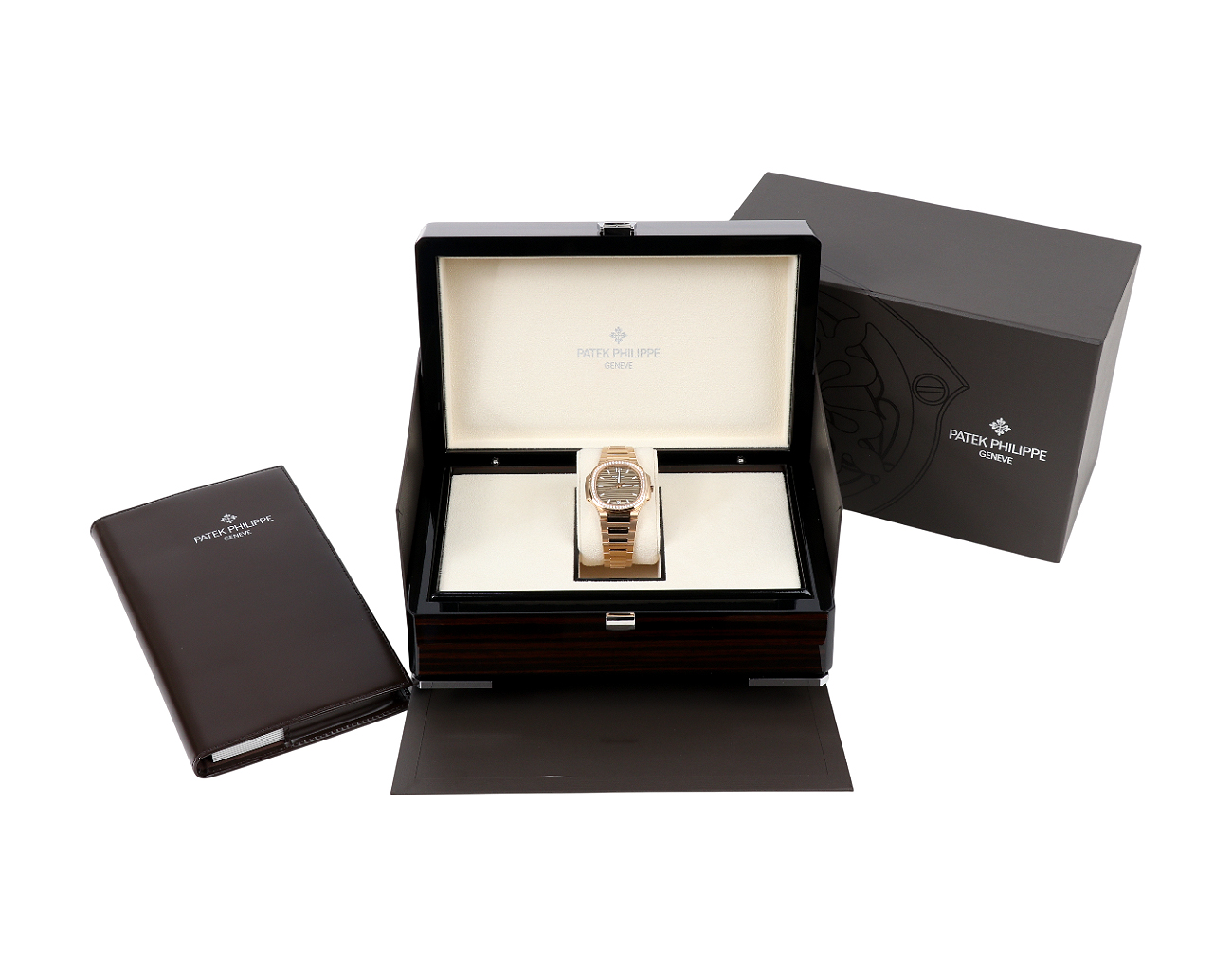 파텍필립 노틸러스 레이디 로즈골드 다이아몬드 골든 브라운 오팔 다이얼 7118/1200R-010