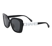 샤넬 크리스탈 레터링 선글라스 블랙 보러가기