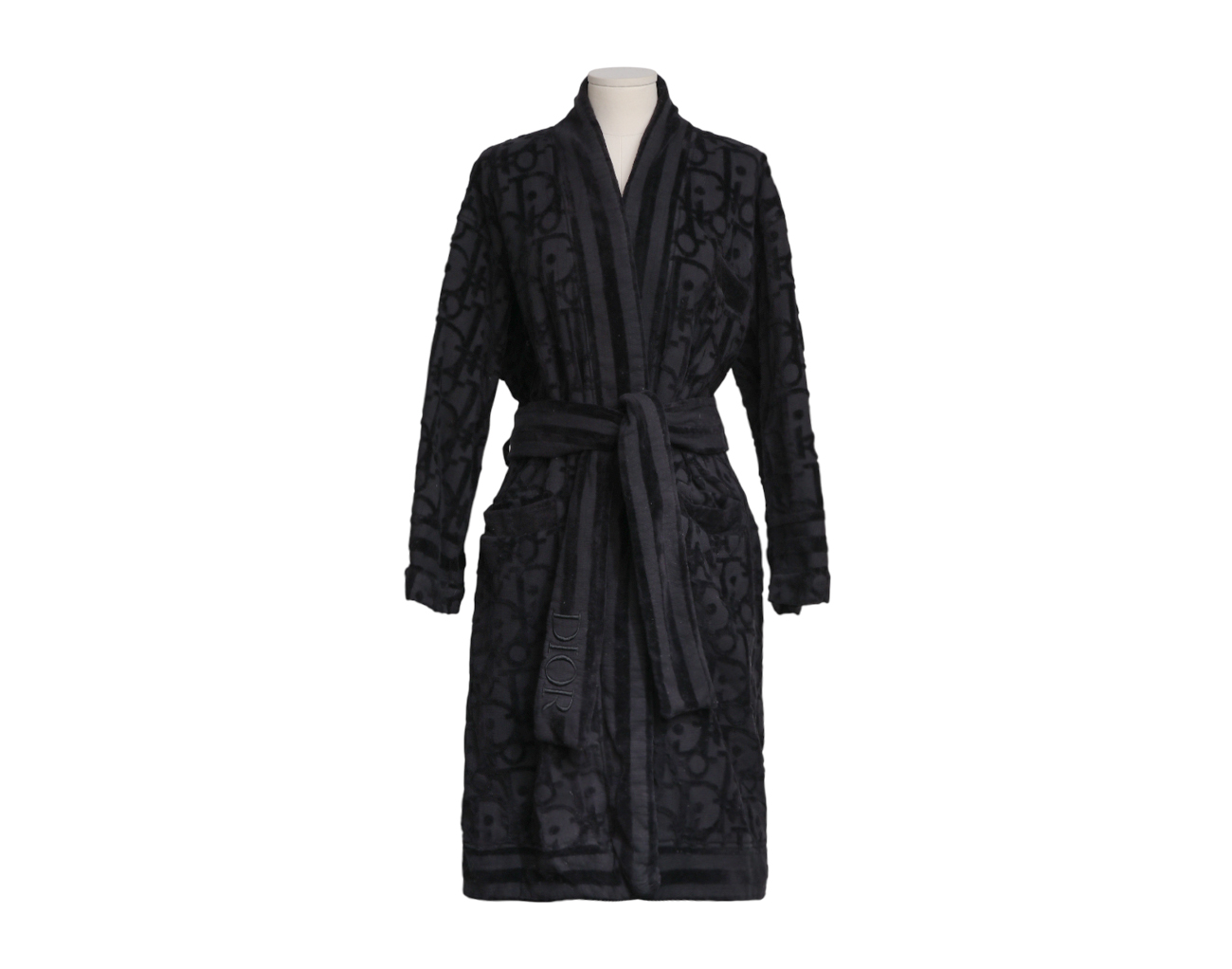 디올 오블리크 배스로브 블랙 M