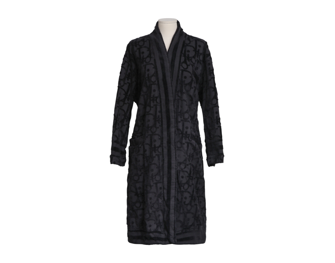 디올 오블리크 배스로브 블랙 M