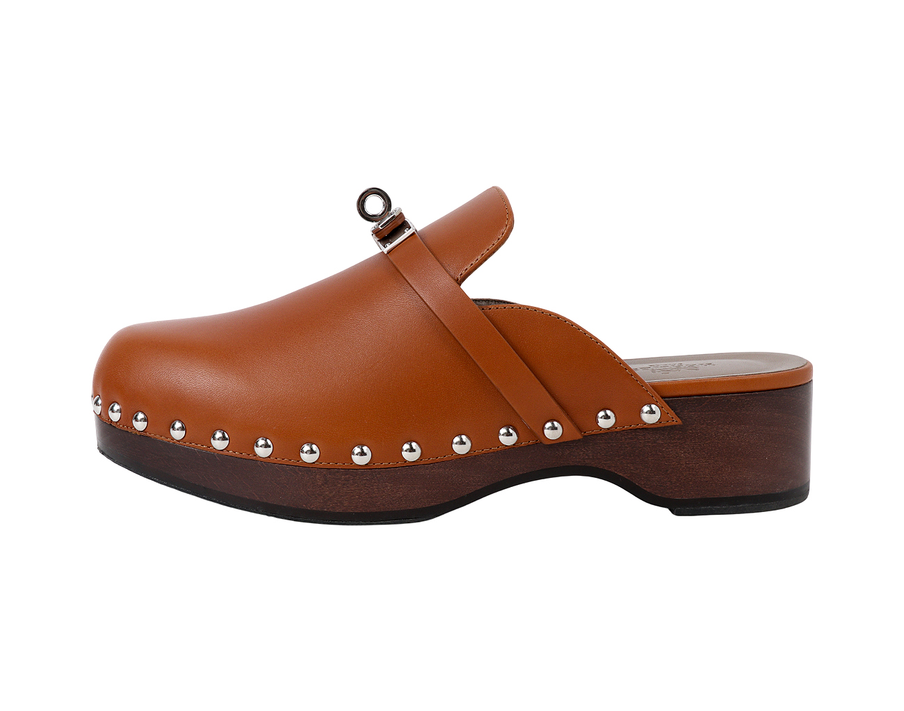 에르메스 칼로타 뮬 네추럴 은장 36