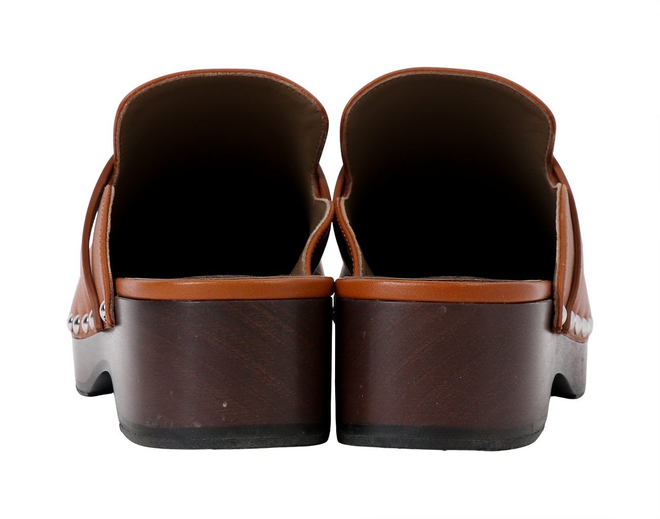 에르메스 칼로타 뮬 네추럴 은장 36