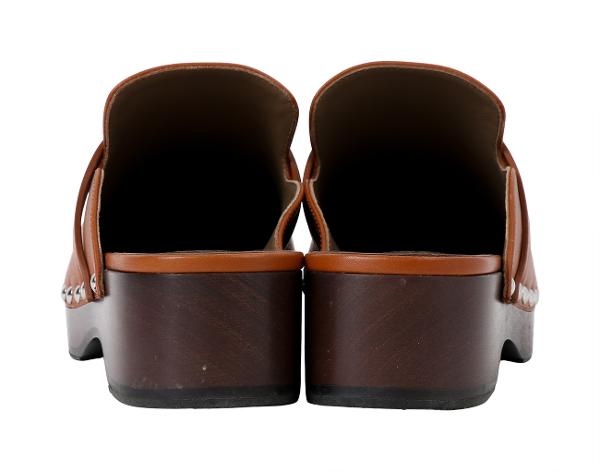 에르메스 칼로타 뮬 네추럴 은장 36