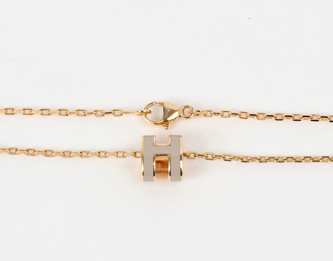 에르메스 미니 팝아슈 펜던트 마론 글라세 금장