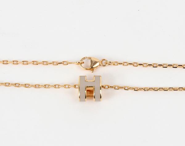 에르메스 미니 팝아슈 펜던트 마론 글라세 금장