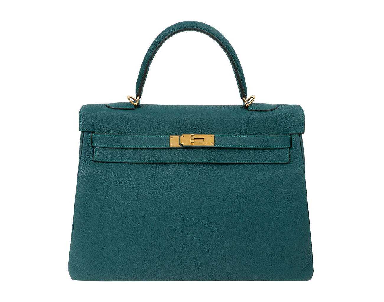 에르메스 켈리 35 말라카이트 금장 X
