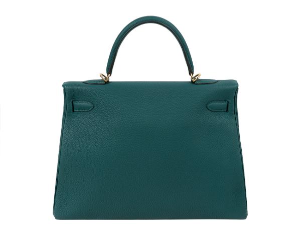 에르메스 켈리 35 말라카이트 금장 X