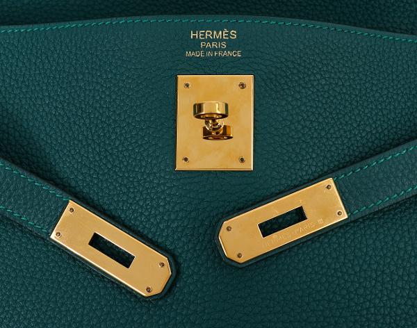 에르메스 켈리 35 말라카이트 금장 X