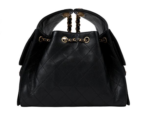 샤넬 25백 스몰 블랙 금장 캐비어