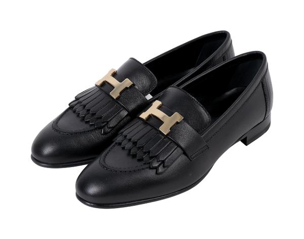 에르메스 로얄 로퍼 블랙 퍼마브래스 35 1/2